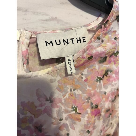 MUNTHE Organic Cotton and Silk Harriet Dress floral size 12 or 42EU - Picture 6 of 9